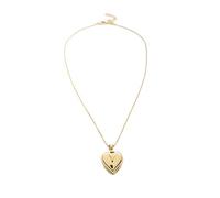 SHINROAD Collar con colgante de corazón personalizable en forma de corazón con fotos, medallón de amor personalizado de 4 hojas de trébol para mujeres, madres y esposas, Cobre, Piedra secundaria