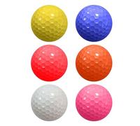 SHINROAD Coloridas pelotas de golf Junior 4 Pack de bolas de espuma para practicar sensación realista entrenamiento de vuelo limitado deporte elástico para interior al aire libre Color aleatorio