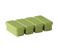 SHINROAD Compartimentos independientes fabricante de helados congelador de silicona moldes de alimentos cuenco de cubo con tapa de fusión lenta molde grande para salsa de sopa de tienda caldo de