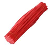 SHINROAD Kids Pipe Cleaner Set 100pcs Craft Kit Multi Color Chenille Stiele für DIY Flower Making Art Projects Party Dekorationen Anfänger freundliche Lieferungen alle Rosenrot