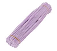 SHINROAD Kids Pipe Cleaner Set 100pcs Craft Kit Multi Color Chenille Stiele für DIY Flower Making Art Projects Party Dekorationen Anfänger freundliche Lieferungen alle Purple