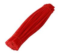 SHINROAD Kids Pipe Cleaner Set 100pcs Craft Kit Multi Color Chenille Stiele für DIY Flower Making Art Projects Party Dekorationen Anfänger freundliche Lieferungen alle Rot