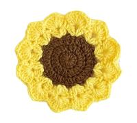 SHINROAD Mantel individual resistente a altas temperaturas, con forma de flor, con aislamiento térmico, antideslizante, antiquemaduras, para comedor, tetera, taza, protección reutilizable, color