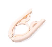 SHINROAD Perchas de viaje plegables para ropa, portátil, antideslizante, para chaquetas, camisas, diseño que ahorra espacio, organizador de ropa compacto para viajes, color blanco lechoso, 8 piezas
