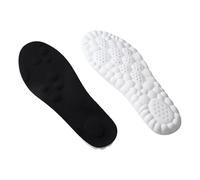 SHINROAD Plantillas de zapatos que absorben la humedad cortadas para adaptarse a las suelas de nube, inserciones transpirables con soporte de arco y plantillas que absorben los golpes para zapatillas
