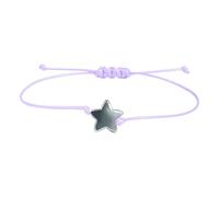 SHINROAD Pulsera de larga duración ajustable con patrón de estrella, versátil, cuerda trenzada, joyería colorida de superficie lisa, brazalete delicado, Materiales mixtos, Piedra secundaria