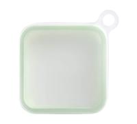 SHINROAD Recipiente de almacenamiento para sándwich portátil Crisper Airdight Soporte de silicona sin BPA Guardián ligero para padres e hijos trabajo escolar verde