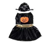 SHINROAD Ropa suave y duradera para mascotas, mezcla de poliéster, disfraz de perro samurái, ropa de padrino para perros pequeños y medianos, gatos, transpirable, color negro, talla S