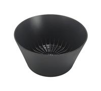 SHINROAD Taza de filtro de cantidad de café ajustable, gran capacidad, 600-1000 ml, reutilizable, manual, para el hogar, viajes, elaboración de cerveza, volumen, diseño de flujo suave, duradero, color