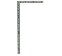 Shinwa: Escuadra de carpintero de acero inoxidable, 300 x 150 mm, profundidad: 1 mm