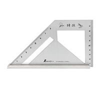 Shinwa® - Escuadra de inglete de acero inoxidable en forma de L con ranuras para 170 x 100 x 15 mm