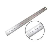 Shinwa Regla/regla métrica rígida H101-C de 300 mm "Zero Glare", escala de regla de 0.5 mm y marcas de mm