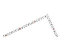 Shinwa Sokutei 10647 cuadrado de acero plateado 30 cm (importado de Japón)