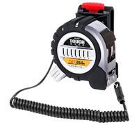 Shinwa Sokutei 80872 - Engranaje resistente convexo SD, 9.6-22.1 pies (25-5.5 m) garra magnética con soporte