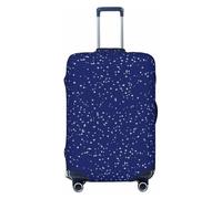 Shiny Star - Fundas protectoras elásticas para equipaje de viaje, color azul marino, de 45,7 a 81,3 cm, Black, S