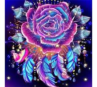 Shiny Star Peony Jigsaw Puzzle 90 Pieces 30x30cm/12x12inch, Difficult Jigsaw Puzzles for Adults 90, Beautiful Art Work, Great Festive Puzzle Gift for Men/Women