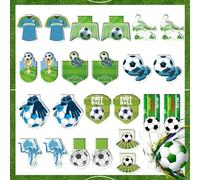 Shinybox 24 Piezas Marcapáginas Magnéticos de Fútbol, Clip de Página, Elementos Deportivos para Estudiantes y Fanáticos