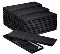 Shinylin 6 cajas de regalo de San Valentín, hombres y mujeres, bufandas de calcetines, cajas de regalo con tapas, 14 x 4.3 x 0.75 pulgadas, caja de regalo de papel de cartón a granel para San Valentín