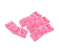 SHINYPASING 4 Hebillas para Gafas de Natación Aplicables, Botones de Correa para Cabeza, Suministro de Repuesto en Color Rosa Fucsia, Diseño Compacto y Ligero, Accesorios para Deportes