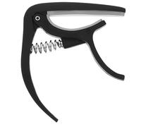 SHINYPASING Abrazadera para Guitarra Acústica y Ukelele de Plástico Negro, Compacta y Portátil, Adecuada para Principiantes y Profesionales en Cumpleaños o Año