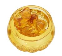 SHINYPASING Adorno Feng Shui de Dorado Duradero y Fácil de Colocar Cuenco Decorativo para Hogar y Oficina para Escritorio y Elegante