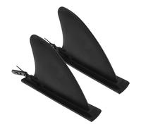 SHINYPASING Aletas de Repuesto para Kayak Hinchable y Paddle Surf, Juego de 2 Piezas de 11,5 Cm, Aletas Separadoras de Agua de PVC Aplicables para Aguas Poco Profundas y Estabilidad
