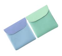 SHINYPASING Bolsa Sanitaria para Compresas de Pu, Ligera y Multiusos, 2 Unidades, Diseño Compacto para Viajes y Uso Exterior, Adecuado para Mujeres y Niñas