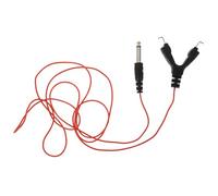 SHINYPASING Cable para Máquina de Tatuajes de 1,8 M, Cordón de Clip Rojo Resistente y Duradero, Accesorio Profesional para Línea de Gancho, Suministros para Máquinas de Tatuar, Conexión