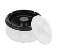 SHINYPASING Cenicero Inteligente Portátil Recargable Color Blanco Marfil Purificador de Aire y Sensor Automático para Hogar, Oficina y Coche, Contenedor de Cenizas sin Humo