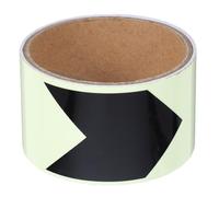 SHINYPASING Cinta Adhesiva de Precaución Flechas Reflectantes para Marcado de Suelo, Resistente al Clima y Adecuada para Advertencia de Peligro y Eventos Temáticos