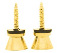 SHINYPASING Clavos de Correa para Guitarra Eléctrica, Botón Antidesprendimiento Metálico, Cierre Antideslizante para Correas, Accesorios para Guitarra, Paquete de 2 Unidades, Color Aleatorio