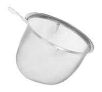 SHINYPASING Colador de Té y Prevención de Quemaduras de Acero Inoxidable Accesorio Práctico con Malla y Mango Filtro para Infusiones U Oficina para Tetera