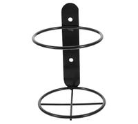 SHINYPASING Estante para Botellas de Vino Colgante de Pared, Portabotellas Metálico Negro para 1 Botella, Botellero Compacto para Espacios Pequeños en Hogar y Cocina