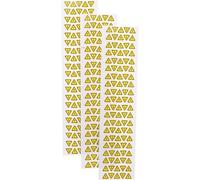 SHINYPASING Etiquetas de Advertencia Eléctrica Autoadhesivas Amarillas Triangulares 3 Hojas 100 Unidades de Señal de Peligro y Precaución de Alto Voltaje para Uso Industrial y Seguridad