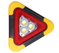 SHINYPASING Lámpara de Advertencia LED para Coche Batería, Triángulo de Seguridad Vial para Uso en Carretera y Situaciones de Emergencia