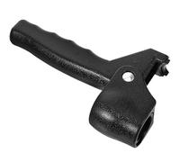 SHINYPASING Mango de Palo para Exteriores de Plástico Negro para Bastón de 22mm, Empuñadura Ergonómica Que Mejora la Postura y Brinda Asistencia Extra para Caminar