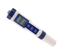 SHINYPASING Medidor Digital de Salinidad y Temperatura, Probador Portátil para Agua de Mar, Acuarios y Piscinas, Sensor de Sonda de Alta Precisión, Resistente al Agua, Tamaño Pequeño,