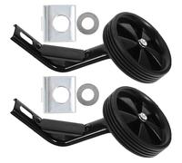 SHINYPASING Ruedines para Moto Eléctrica de 12 a 16 Pulgadas, Ruedas de Apoyo para Bicicleta Infantil, Estabilizador Resistente de Acero y Plástico, Accesorio Práctico
