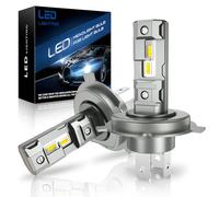 SHINYY Bombilla H4 LED Faro Delantero para Coche y Moto, Nuevo 12V-36V 22000LM 6500K Blanco Alto Potente Lámpara LED H4 HB2 9003 Canbus Anti Error para Luz de Cruce y Carretera, Pack de 2
