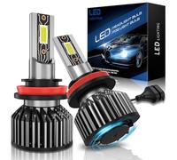 SHINYY Bombillas H11 LED de Coche 60W 16000LM, H8 H9 Antiniebla 7000K Blanco Lámparas LED H11 Faro Luz de Cruce o Carretera Canbus Anti Error, Sustituye Lámpara Halógena o Xenón, 2PCS