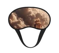 Ship in The Desert - Antifaz opaca para dormir, suave, transpirable, para viajes, yoga, meditación, camping, uso