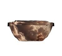 Ship in the Desert - Riñonera cruzada de gran capacidad y ligera para deportes al aire libre, viajes, compras