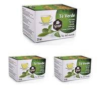Ship - Té Verde en Caja de 25 Unidades -Propiedades Antioxidantes - Ayuda a Activar la Mente - Aporta Vitaminas y Minerales - Proporciona Bienestar y Tranquilidad - Sabor Dulce (Paquete de 3)