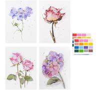 ShipeeKin 4x Papel Acuarela A4 290 x 210 mm