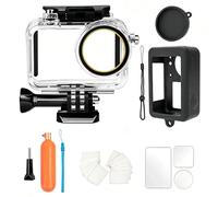 ShipeeKin Kit de Accesorios para dji OSMO Action 5 Pro, Carcasa Impermeable, asa Flotante, Funda Protectora, Protector de Pantalla de Cristal para Snorkel, Surf y Wakeboard