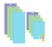 ShipeeKin Lote de 8 Alfombrillas de Corte para Cricut Joy 4,5x12 / 4,5x6,5 Pulgadas LightGrip/StandardGrip/StrongGrip, Alfombrillas Adhesivas de Repuesto Compatibles con Cricut Joy