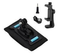 ShipeeKin Soporte para mochila con pinza para teléfono móvil para todas las series Gopro Hero, Osmo Action, SJCAM, Jadfezy, Dragon Touch, Apexman, etc.
