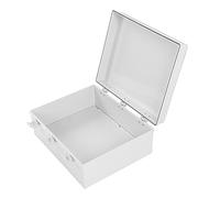 Shipenophy Caja Eléctrica, Caja de Proyecto Fácilmente Perforada a un Tiempo Absurdo al Tiempo-IP66 IP66 Boca de Plástico Impermeable con Placa de Montaje Industrial (500 x 400 x