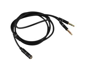 Shipenophy Divisor de Audio con Silicona Segura y Longitud de 1,18 M | Compatible con tomas de audio, sonido de alta fidelidad, diseño liviano, silicona ambiental, cable de 1,18 metros de largo