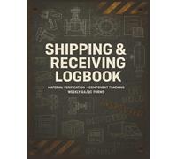 Shipping & Receiving Logbook: Track Weekly Shipments, Material Verifications & QA/QC Sign-Offs Across Piping, Flanges, Valves, and Pressure Equipment